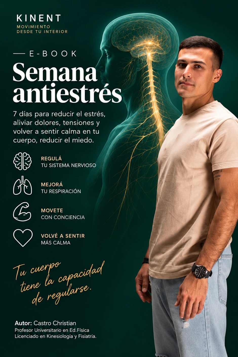 Tapa del e-book Semana Antiestrés, de Christian Castro.